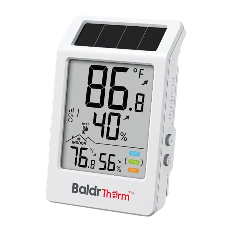 BALDRTHERM B0707 Solar-Powered Thermo-Hygrometer